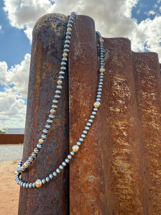 The “Desert Skies Collection” (Gold/Turquoise & Gold/Silver Pearls)