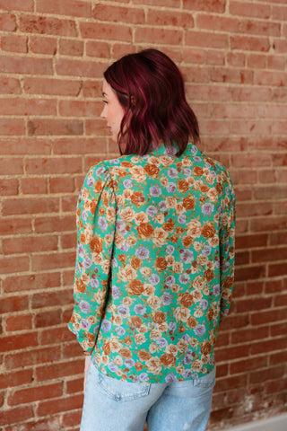 GREEN FLORAL