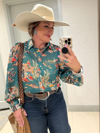 Vintage Ranch Blouse
