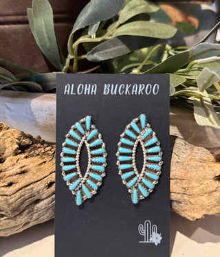 Sagebrush Needlepoint Earrings