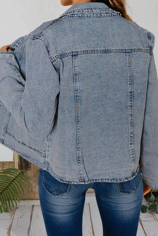 Scalloped Denim Jacket