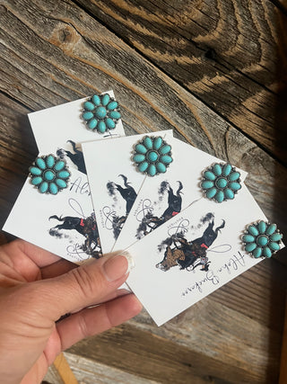 Faux Turquoise Hat Pins