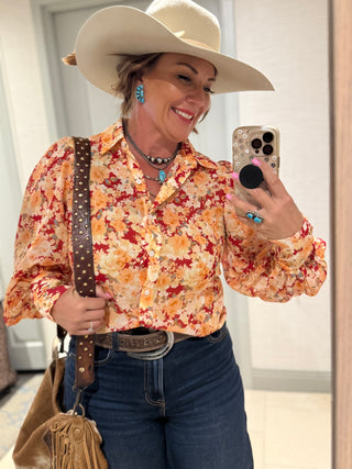 Autumn Rose Blouse