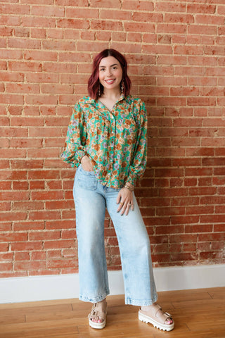 GREEN FLORAL