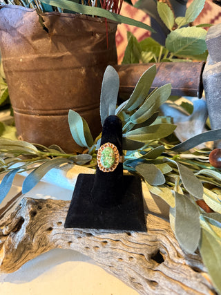 The Sonoran Rose | Sonoran Mountain Turquoise Copper Adjustable Ring