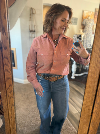 Adobe Western Pearl Snap