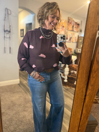 Wine Country Cowgirl Blouse