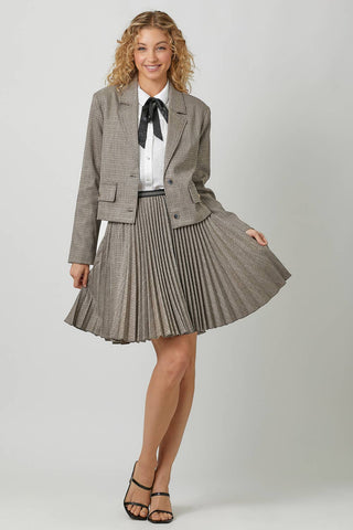 60831 Sparklets Cropped Jacket: Grey / Large