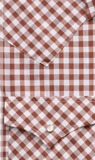 CowboyGirl Rust Gingham