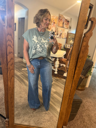 Sage Rodeo Tee