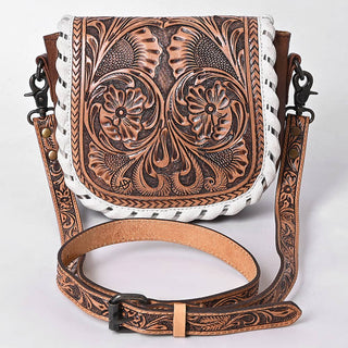 1636 Crossbody Hand Tooled Genuine Western Leather Women Bag: ADBG1636