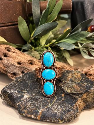 The Sierra Bella Turquoise Copper Ring
