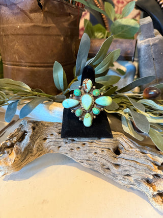The Sonoran Rose | Sonoran Gold Turquoise Sterling Silver Statement Ring