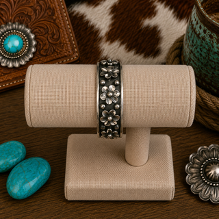 Prairie Rose Sterling Cuff
