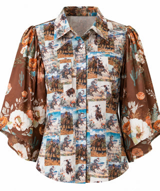 Western Storyteller Pearl Snap