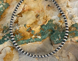 Classic 3mm Sterling Silver Pearl Stretch Bracelet