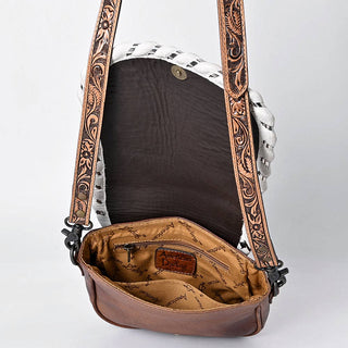 1636 Crossbody Hand Tooled Genuine Western Leather Women Bag: ADBG1636
