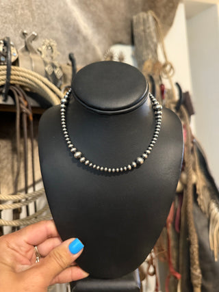 14” Graduated Sterling Pearls