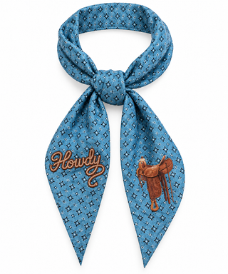 Howdy Tie ~ Chambray