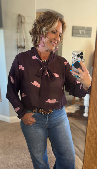 Wine Country Cowgirl Blouse