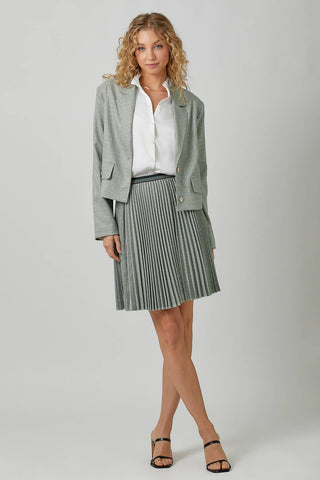 60831 Sparklets Cropped Jacket: Grey / Medium