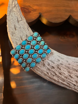 Lady Buckaroo Concho and Turquoise hair ties