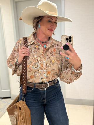 Desert Paisley Blouse