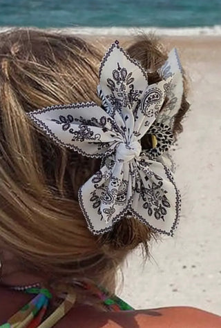 Paisley Hair Claw Clip