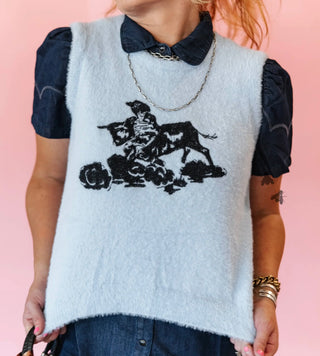 Bulldogger fuzz vest