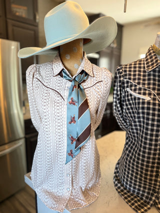 Preppy Saddle Boli Scarf