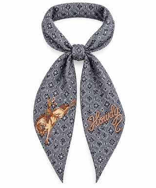 Howdy Tie ~ Charcoal