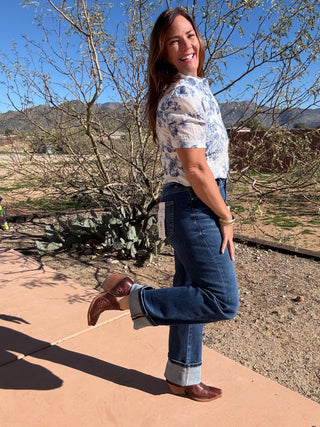 Risen Pintuck Boot Crop DK