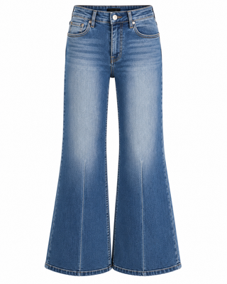 Risen High Plains Wide Leg Jeans