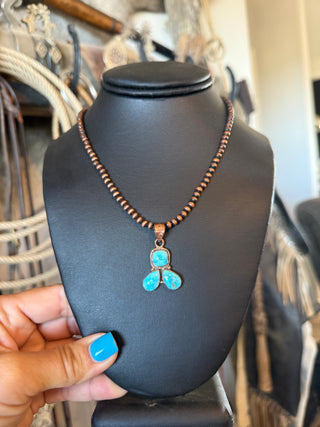 Genuine Sierra Bella Turquoise Copper Pendant