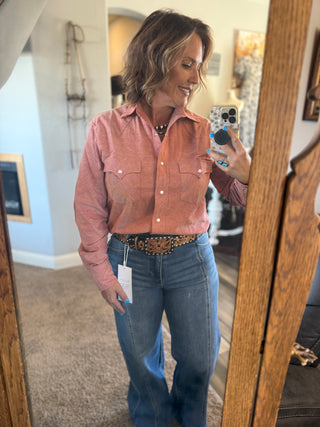 Adobe Western Pearl Snap