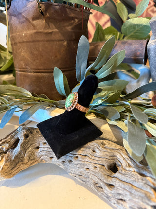 The Sonoran Rose | Sonoran Mountain Turquoise Copper Adjustable Ring