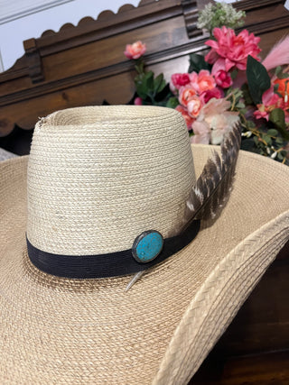 Smaller Turquoise Soldered Hat Pin