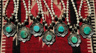 Heirloom Blossom Turquoise Necklace