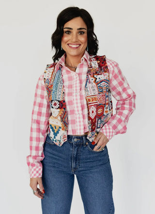 Aztec Tapestry Vest