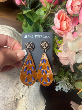 MD BR w/ Blue Buckstitch Bronze