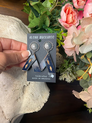 TeePee CR w/ BR buckstitch silver