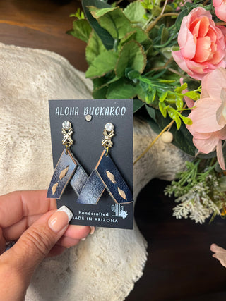 TeePee CR w/ BR buckstitch silver