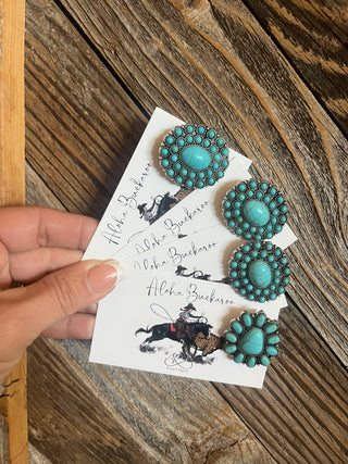 Faux Turquoise Misc. Brooches