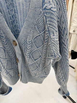 Vintage Blue Cowgirl Cardigan