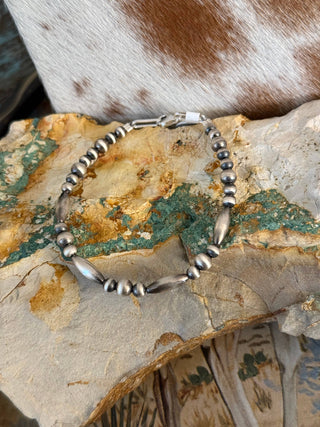 Sterling Pearl Torpedo Bracelet